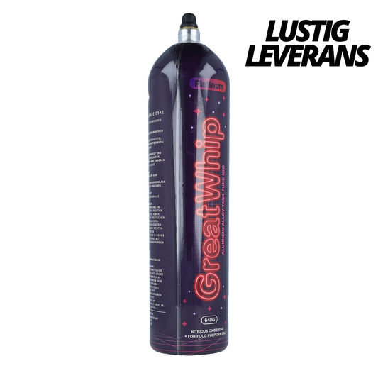 GreatWhip - 640G Aluminium LUSTGASTUB